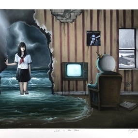 Jack In The Blue (Hand-Embellished) by Leegan Koo