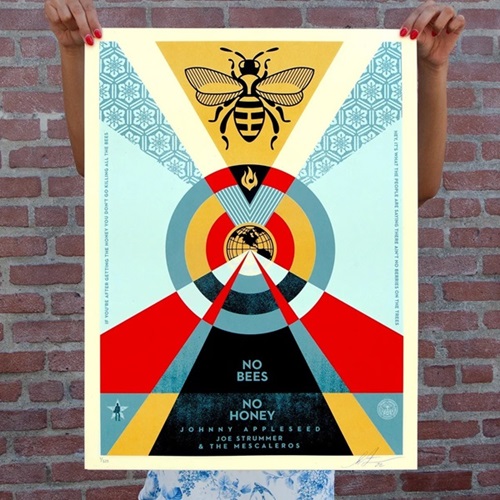 No Bees No Honey (Variant) by Shepard Fairey