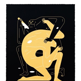 Never Win, Never Lose (Black) by Cleon Peterson