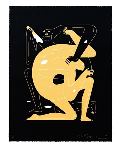 Never Win, Never Lose (Black) by Cleon Peterson