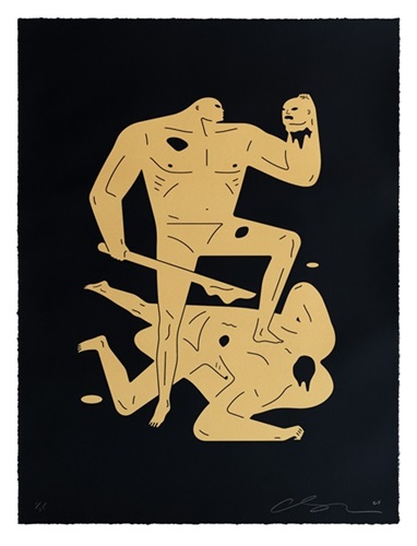 Headless Man (2024) (Black & Gold) by Cleon Peterson