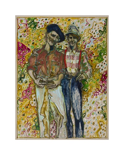 Father With Son  by Billy Childish