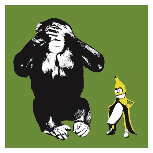 Crazy Banana (Green) by BOT Stencils