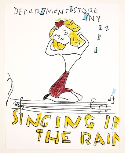 Singing In The Rain (First Edition) by Rose Wylie