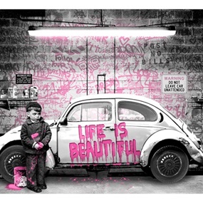 New Paint Job (Pink) by Mr Brainwash