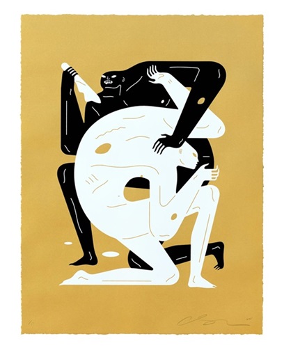 Never Win, Never Lose (Gold) by Cleon Peterson