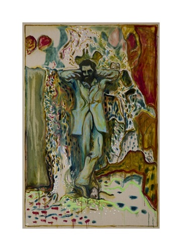 Man Stood By Tomb (Flinders Petrie)  by Billy Childish