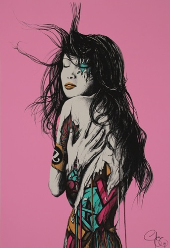 Intrinsic II (Pink Hand-Finished) by Pez