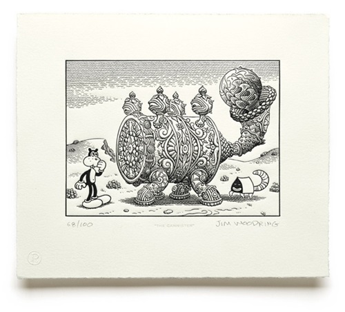 The Cannister  by Jim Woodring
