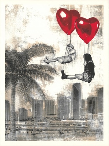 Love Is In The Air - Miami  by Mr Brainwash