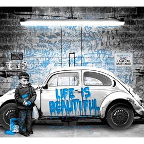 New Paint Job (Blue) by Mr Brainwash