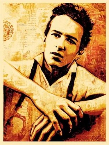 Joe Strummer Canvas Print  by Shepard Fairey