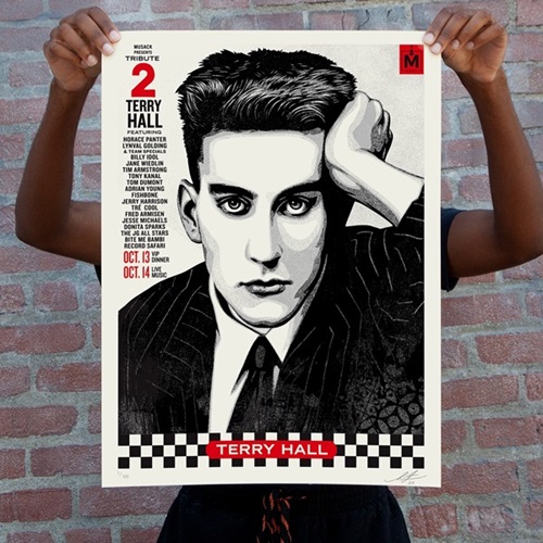 Terry Hall Tribute (Musack Edition) by Shepard Fairey