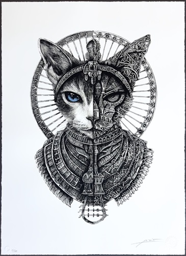 Bastet Cat Mechanimal (Lapis) by Ardif