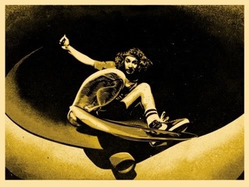 Alva Frontside (Gold / Black) by Shepard Fairey