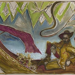 Man Sat On Willow, Kroonstad 1901 by Billy Childish