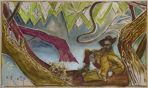 Man Sat On Willow, Kroonstad 1901  by Billy Childish