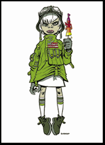 M16 Assault Lolly (Unsigned) by Jamie Hewlett