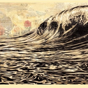 Dark Wave (Offset Poster) by Shepard Fairey