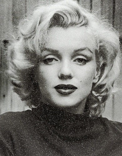 Marilyn Hollywood (2019) (Superstar Black & White) by Russell Young