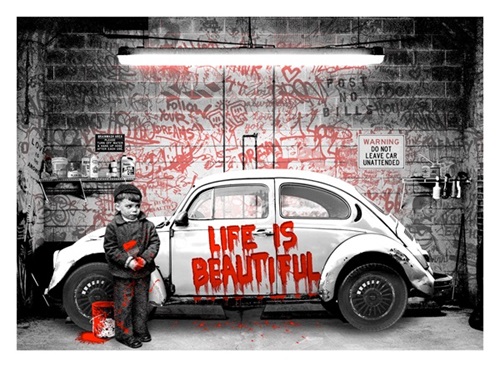 New Paint Job (Red) by Mr Brainwash