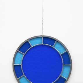 Blue Blue Blue Clock by Ugo Rondinone