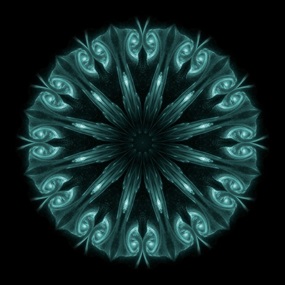 Mandala From The Psychotron (Ten) by Doug Foster