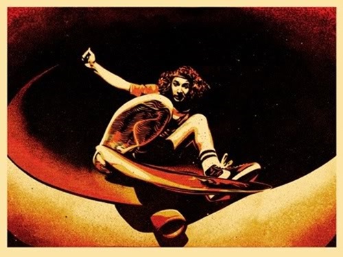 Alva Frontside (Red / Black) by Shepard Fairey