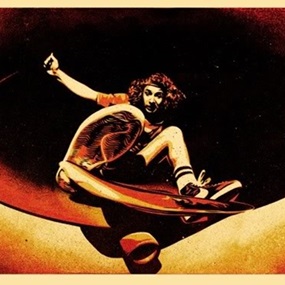 Alva Frontside (Red / Black) by Shepard Fairey