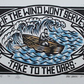 The Wind (Hand-Coloured) by Chris Bourke