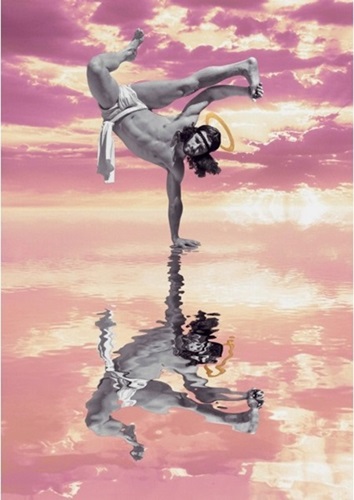 Breakdancing Jesus On Water (Vanilla Cherry) by Cosmo Sarson