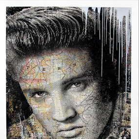 King Of Rock (Silver) by Mr Brainwash