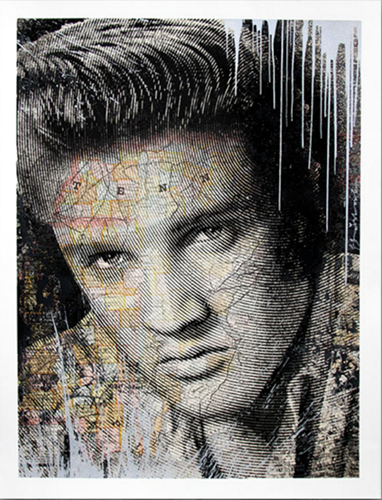 King Of Rock (Silver) by Mr Brainwash