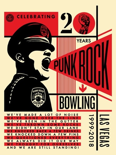 Punk Rock Bowling  by Shepard Fairey