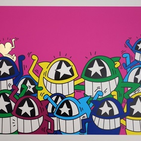 Street Party (Gold Leaf) by El Pez