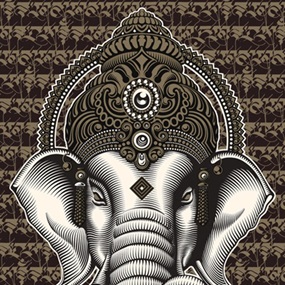 Ganesha (Gold) by Cryptik