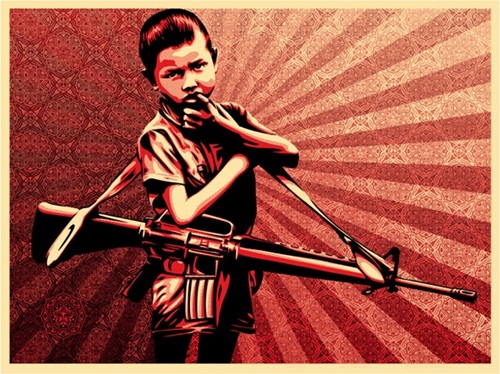 Duality Of Humanity 5  by Shepard Fairey