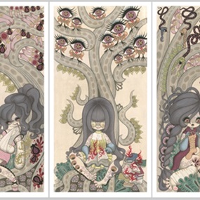 Waiting (Triptych) by Junko Mizuno