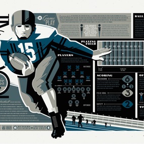 Football - History And Basics (Blue Version) by Tom Whalen