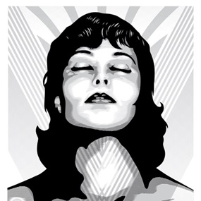 Wake Up (White) by Shepard Fairey