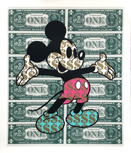 Mickey Money (Monster Mickey (Pink & Teal)) by Ben Allen