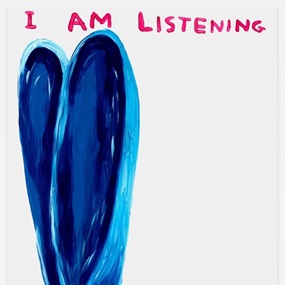 Untitled (I Am Listening) by David Shrigley