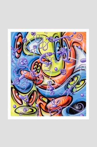 Lingua Amarrada  by Kenny Scharf