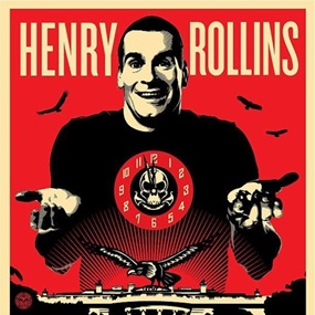 Henry Rollins Countdown by Shepard Fairey