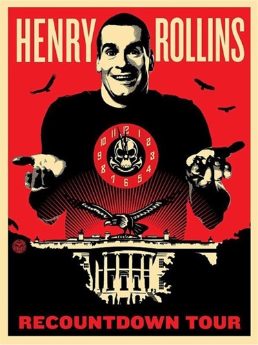 Henry Rollins Countdown  by Shepard Fairey