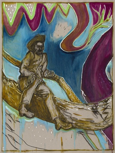 Man In Tree, Kroonstad 1901  by Billy Childish