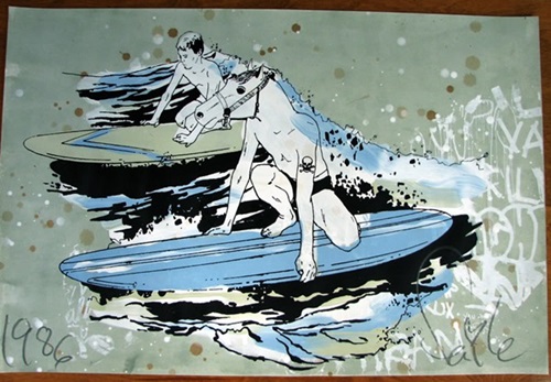 Surfer Horse (IV) by Faile