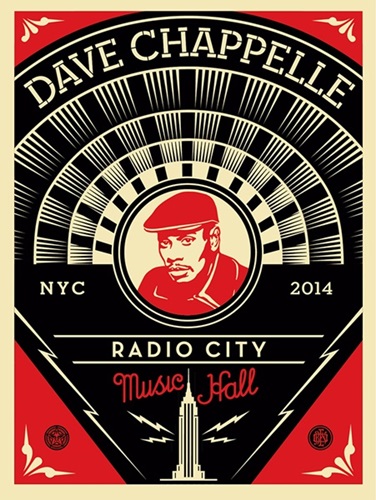 Dave Chappelle  by Shepard Fairey