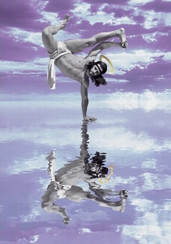 Breakdancing Jesus On Water (Blueberry Pie) by Cosmo Sarson