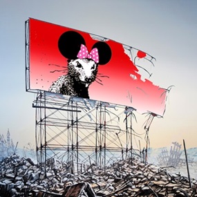 Banksy Minnie Nagasaki by Jeff Gillette